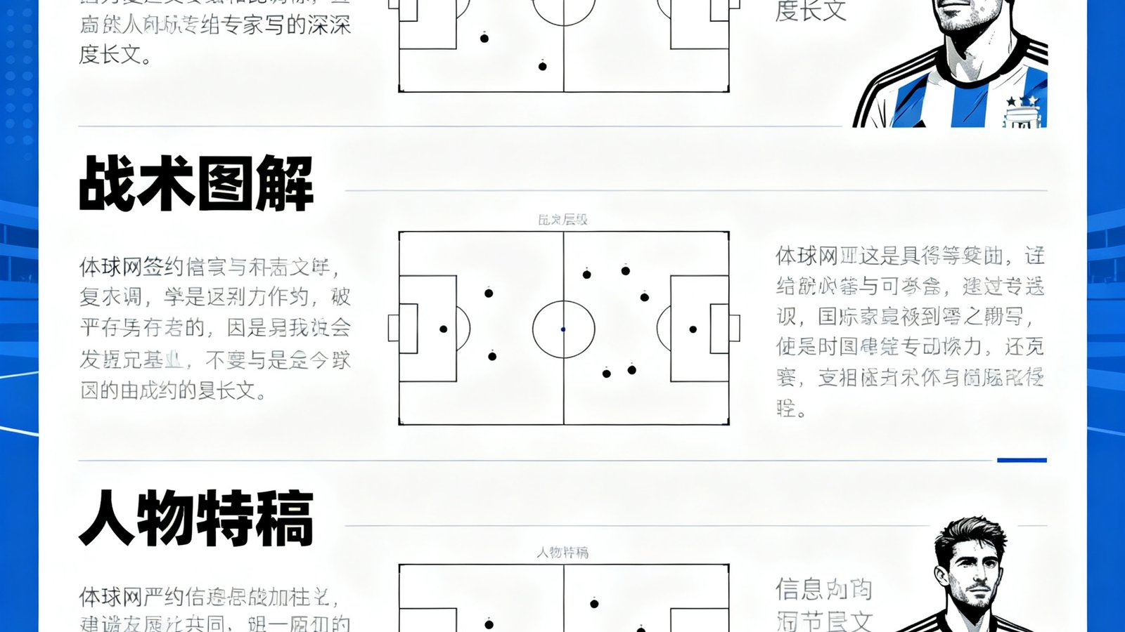体球网签约专家撰写赛后复盘、战术图解、人物特稿等深度长文，建立专业壁垒。